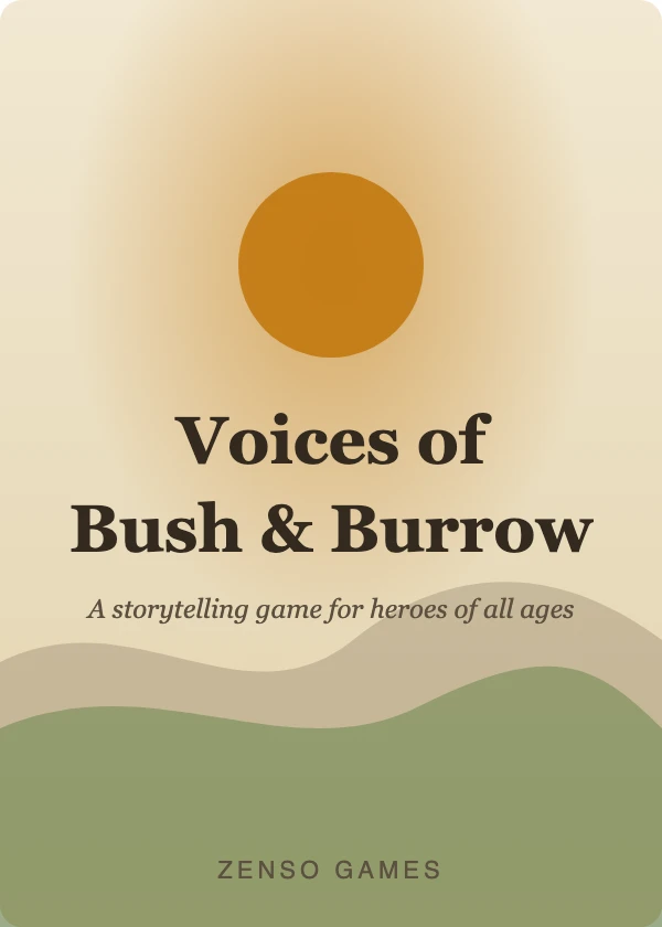 Voices of Bush & Burrow imagery